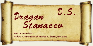 Dragan Stanaćev vizit kartica